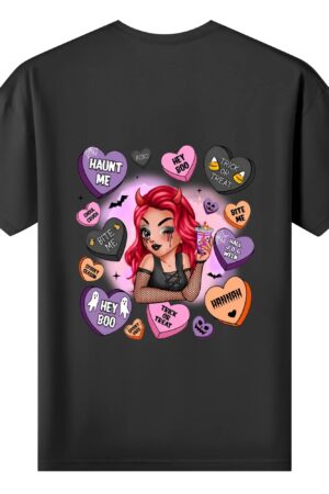 Women's Cotton Front & Back Printing T Shirt