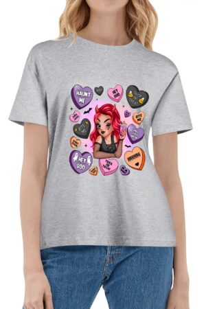 Women's Cotton Front & Back Printing T Shirt