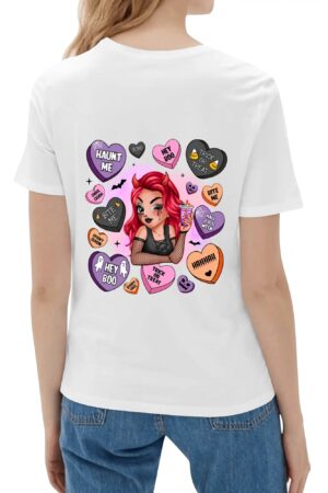 Women's Cotton Front & Back Printing T Shirt