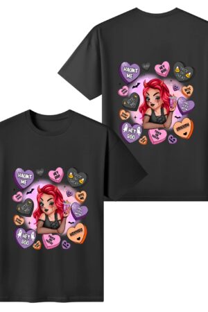 Women's Cotton Front & Back Printing T Shirt