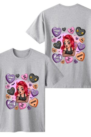 Women's Cotton Front & Back Printing T Shirt