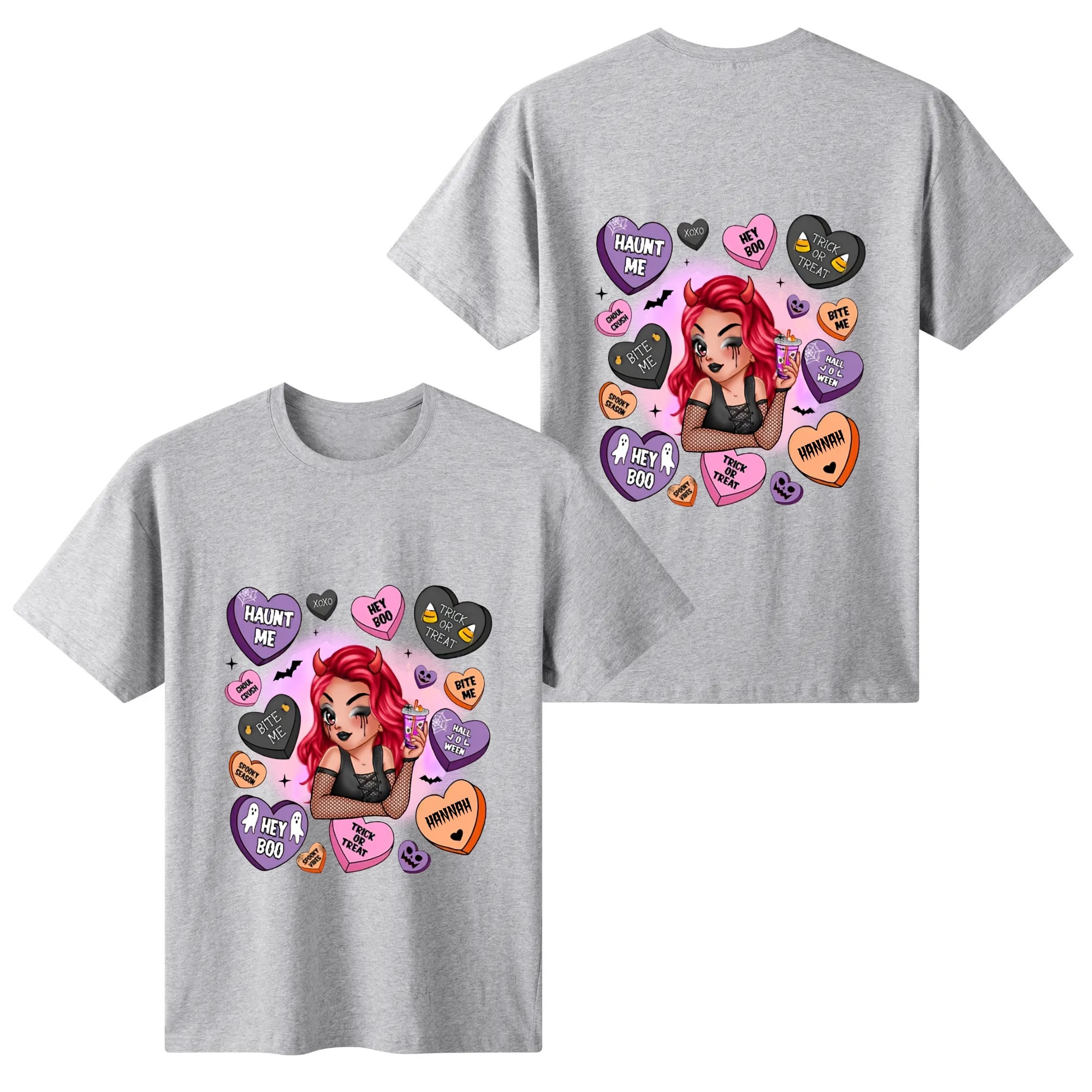 Women's Cotton Front & Back Printing T Shirt - Image 18