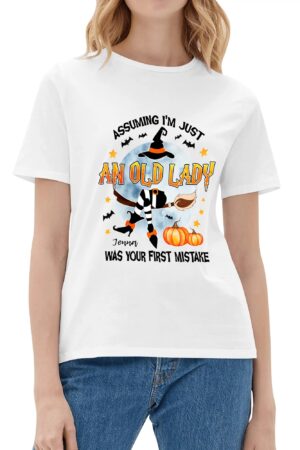 Women's Cotton Front & Back Printing T Shirt