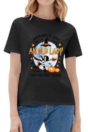 Women's Cotton Front & Back Printing T Shirt