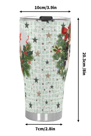 3D Personalized Stainless Steel Tumbler 30oz Printed Cup Gift