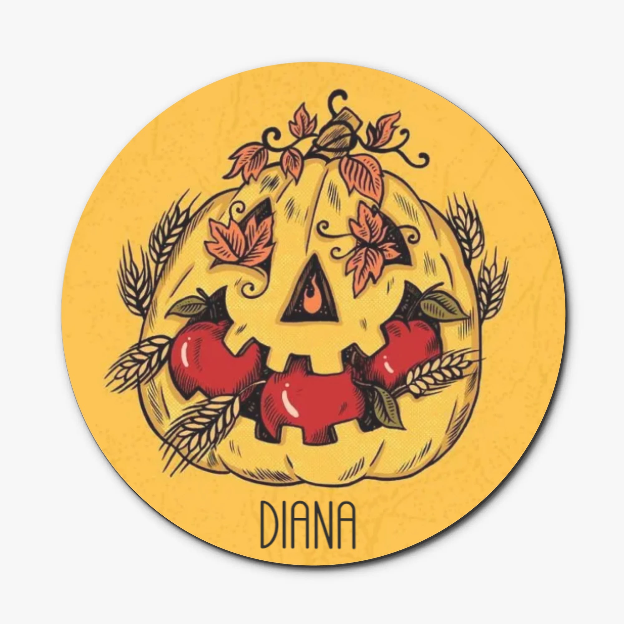 1 Design Round Wood Coaster 4 Pcs - Image 3