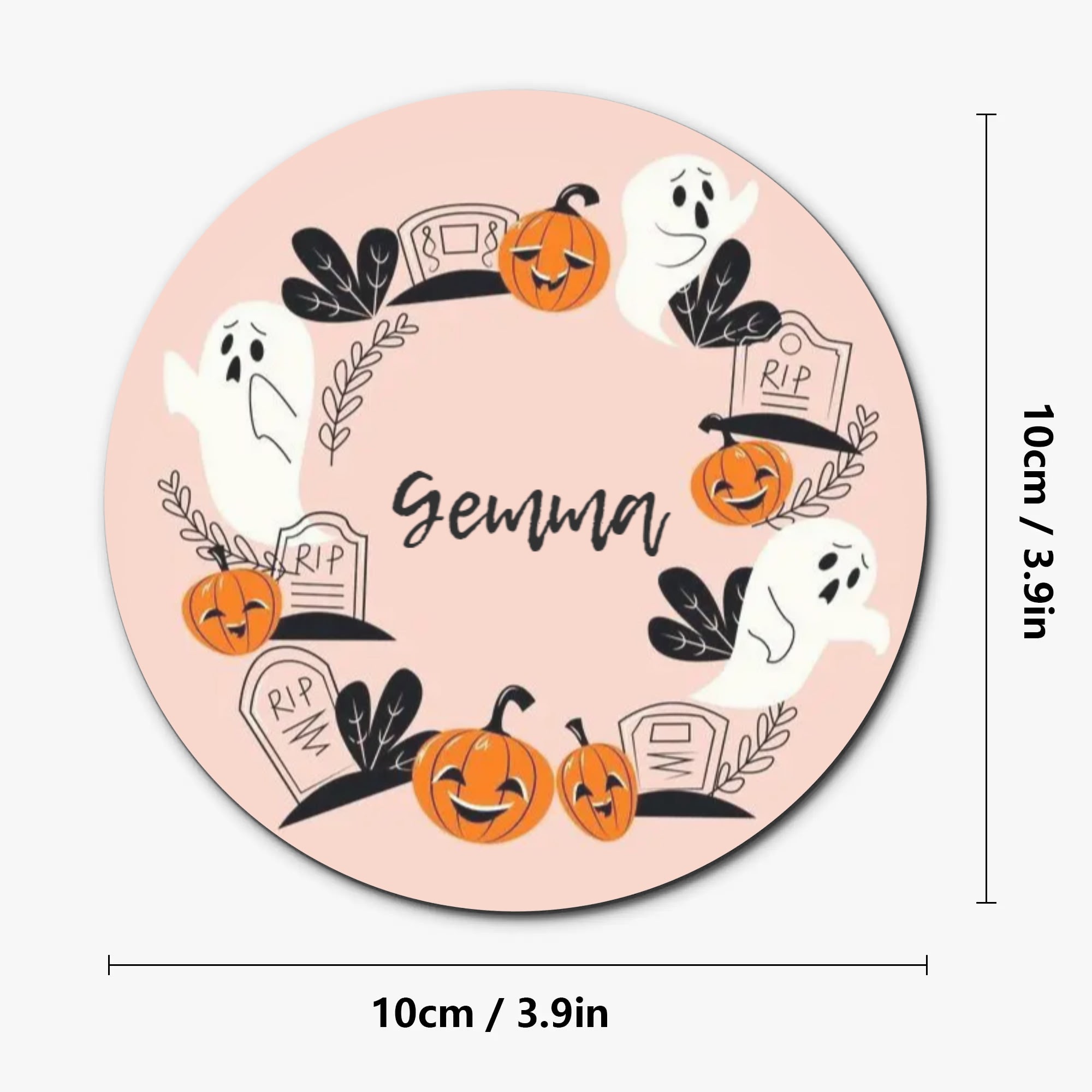 1 Design Round Wood Coaster 4 Pcs - Image 7