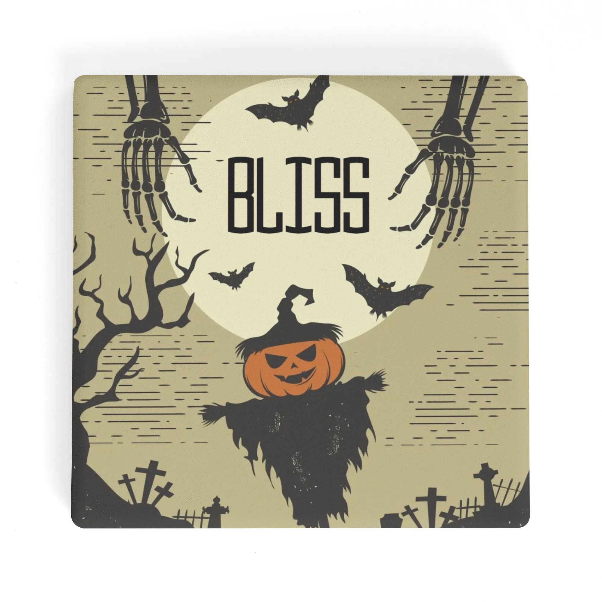 1 Design Square Ceramic Coasters 4 Pcs - Image 3