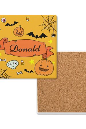 1 Design Square Ceramic Coasters 4 Pcs