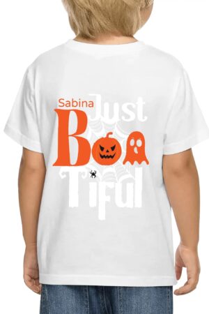 Kids Cotton Front & Back Printing T-Shirt