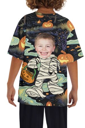 Children's Loose Fit Short Sleeve T-Shirt Pull on Tees