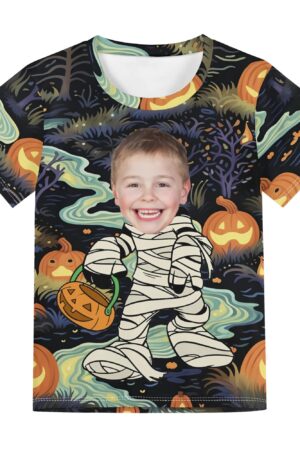 Children's Loose Fit Short Sleeve T-Shirt Pull on Tees