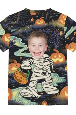 Children's Loose Fit Short Sleeve T-Shirt Pull on Tees