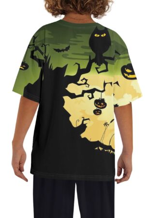 Children's Loose Fit Short Sleeve T-Shirt Pull on Tees