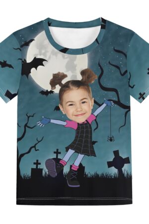 Children's Loose Fit Short Sleeve T-Shirt Pull on Tees