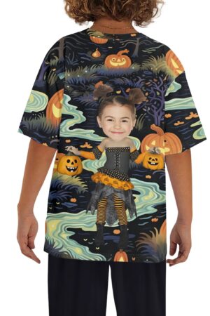 Children's Loose Fit Short Sleeve T-Shirt Pull on Tees