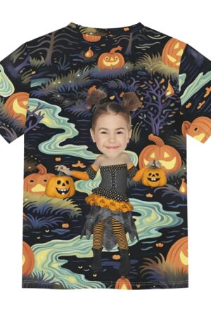 Children's Loose Fit Short Sleeve T-Shirt Pull on Tees