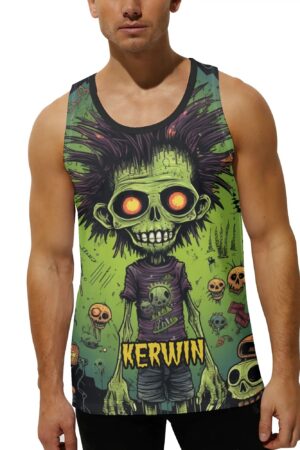 Men's Loose Fit Sleeveless Tank Top Muscle T-Shirt