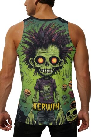 Men's Loose Fit Sleeveless Tank Top Muscle T-Shirt