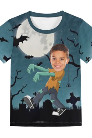 Children's Loose Fit Short Sleeve T-Shirt Pull on Tees