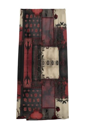 Women's Lightweight Oversize Half-Sleeve T-shirt & Midi Skirt Two-Piece Set