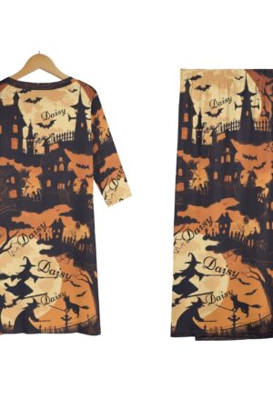 Women's Lightweight Oversize Half-Sleeve T-shirt & Midi Skirt Two-Piece Set