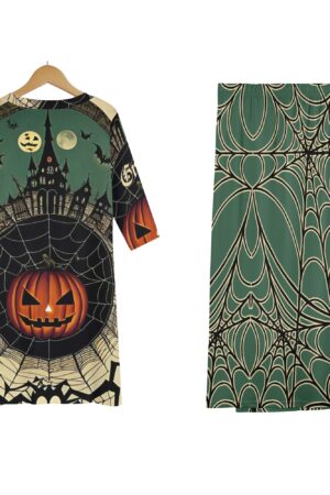 Women's Lightweight Oversize Half-Sleeve T-shirt & Midi Skirt Two-Piece Set