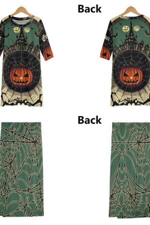 Women's Lightweight Oversize Half-Sleeve T-shirt & Midi Skirt Two-Piece Set