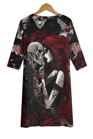 Women's Lightweight Oversize Half-Sleeve T-shirt & Midi Skirt Two-Piece Set