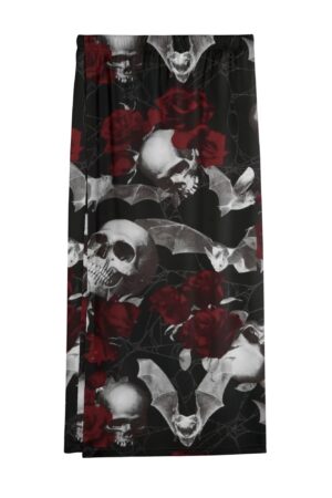 Women's Lightweight Oversize Half-Sleeve T-shirt & Midi Skirt Two-Piece Set