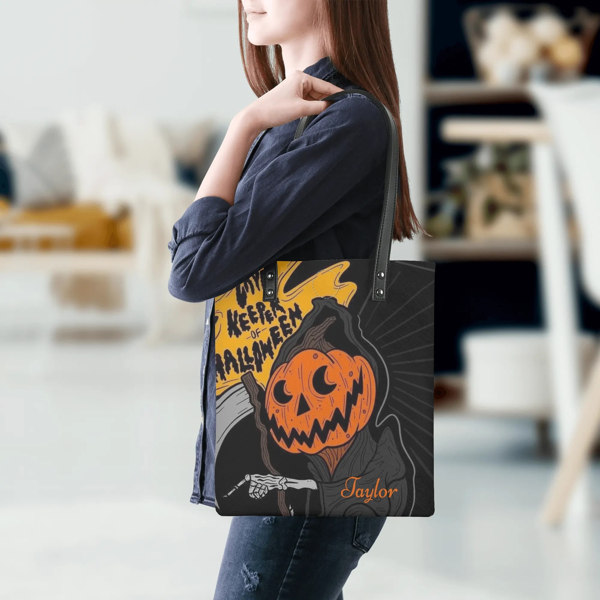 PU Leather Handbag - Image 6