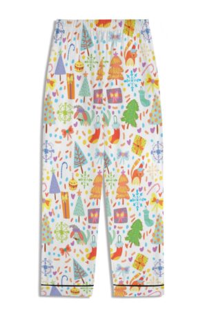 Children's Long Sleeve Nightwear Pajama Set with Pockets