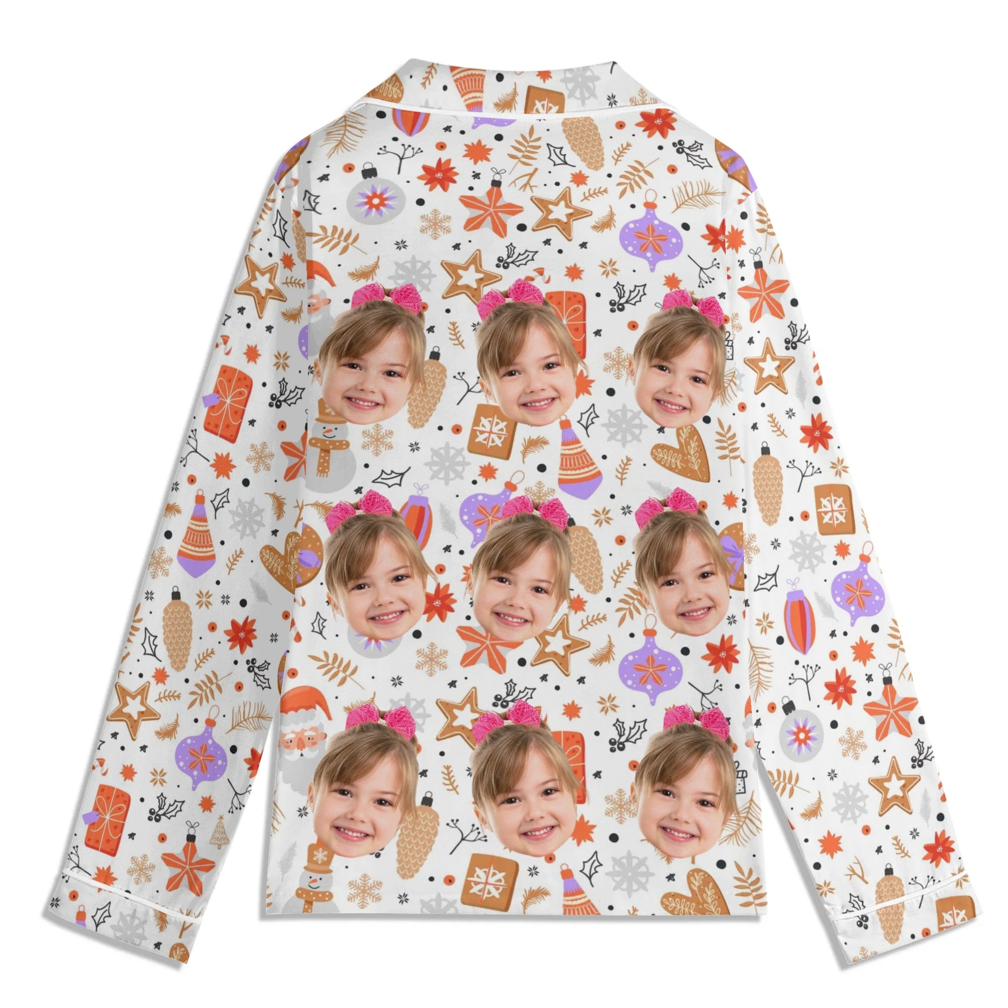 Children's Long Sleeve Nightwear Pajama Set with Pockets - Image 7