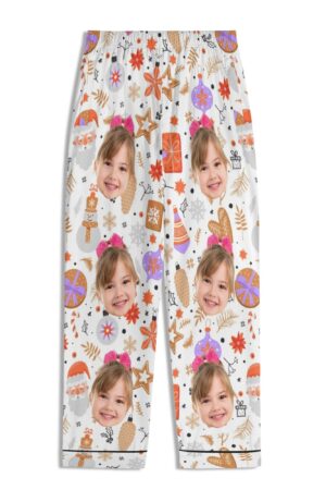 Children's Long Sleeve Nightwear Pajama Set with Pockets