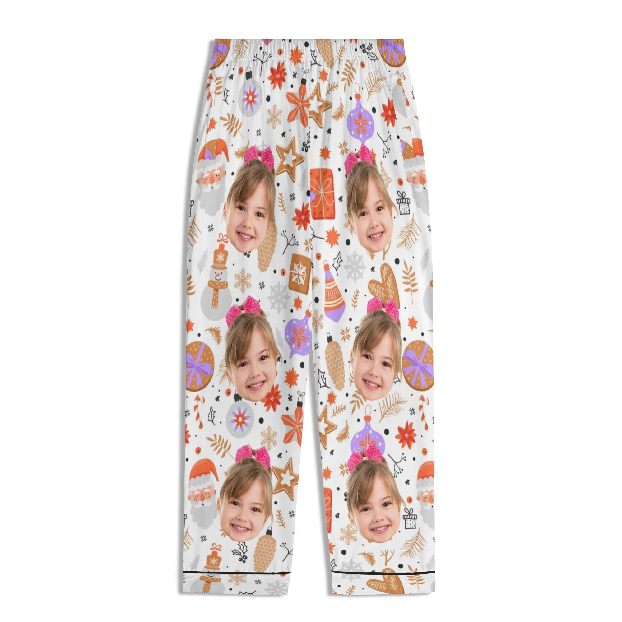 Children's Long Sleeve Nightwear Pajama Set with Pockets - Image 20