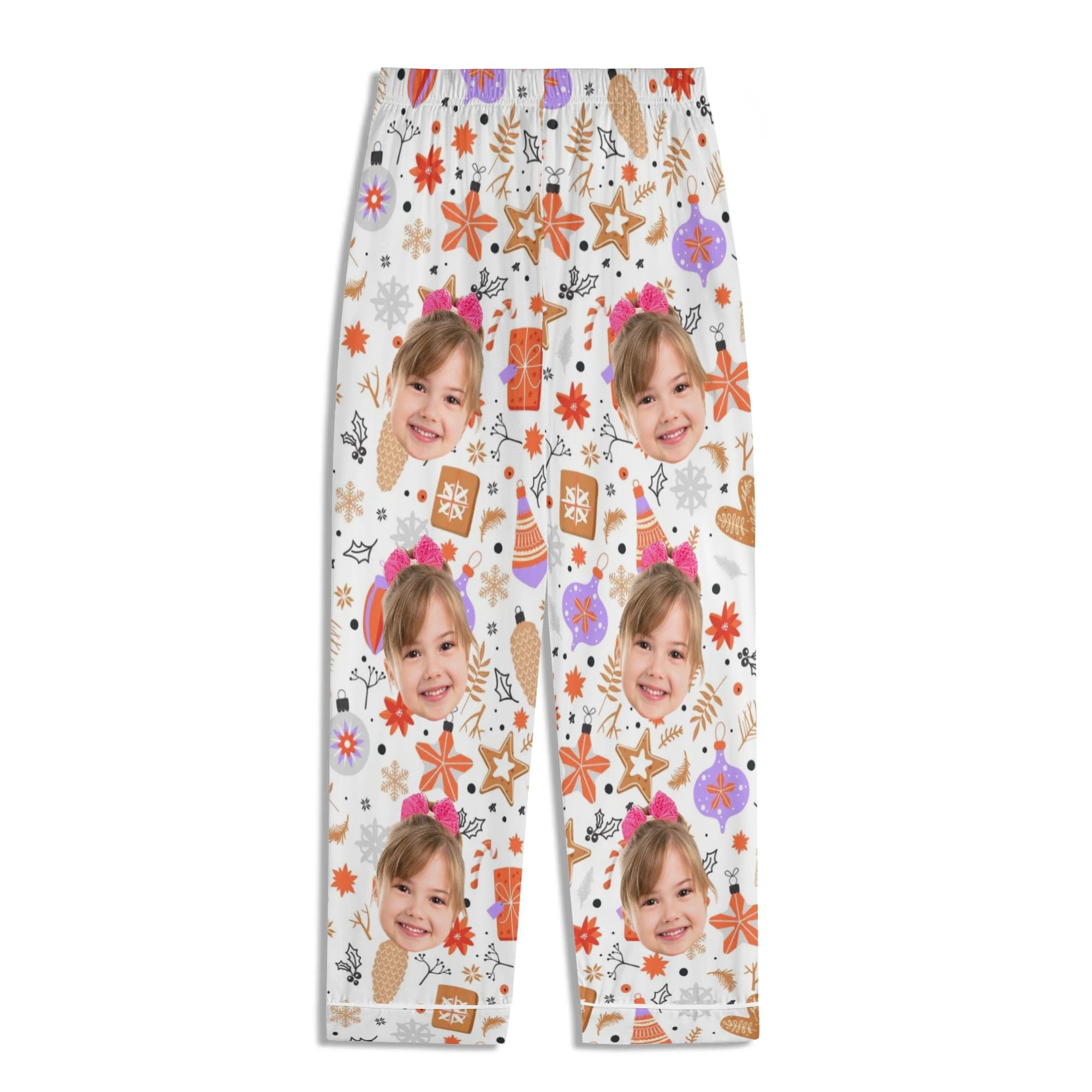 Children's Long Sleeve Nightwear Pajama Set with Pockets - Image 9