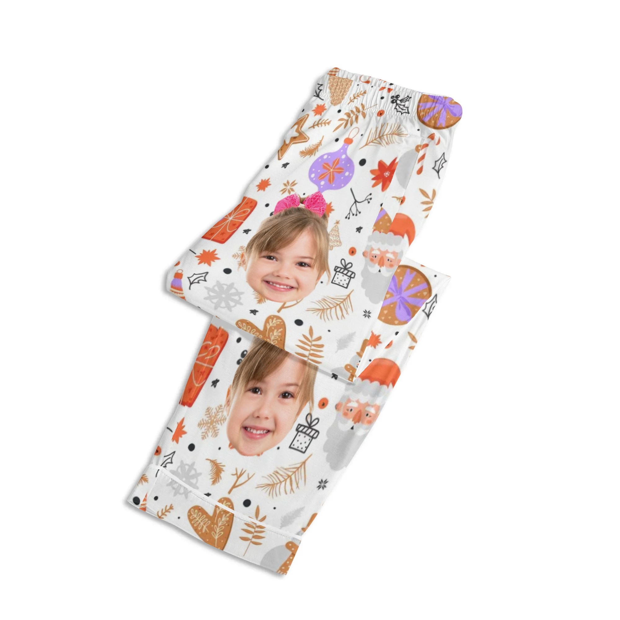 Children's Long Sleeve Nightwear Pajama Set with Pockets - Image 10