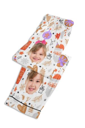 Children's Long Sleeve Nightwear Pajama Set with Pockets