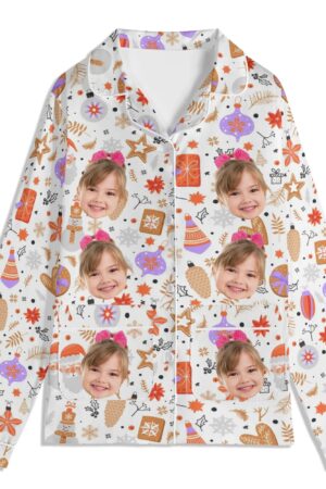 Children's Long Sleeve Nightwear Pajama Set with Pockets