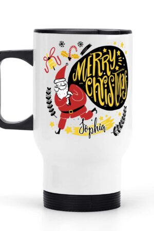 Stainless Steel Travel Coffee Mug (14 oz)