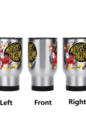 Stainless Steel Travel Coffee Mug (14 oz)