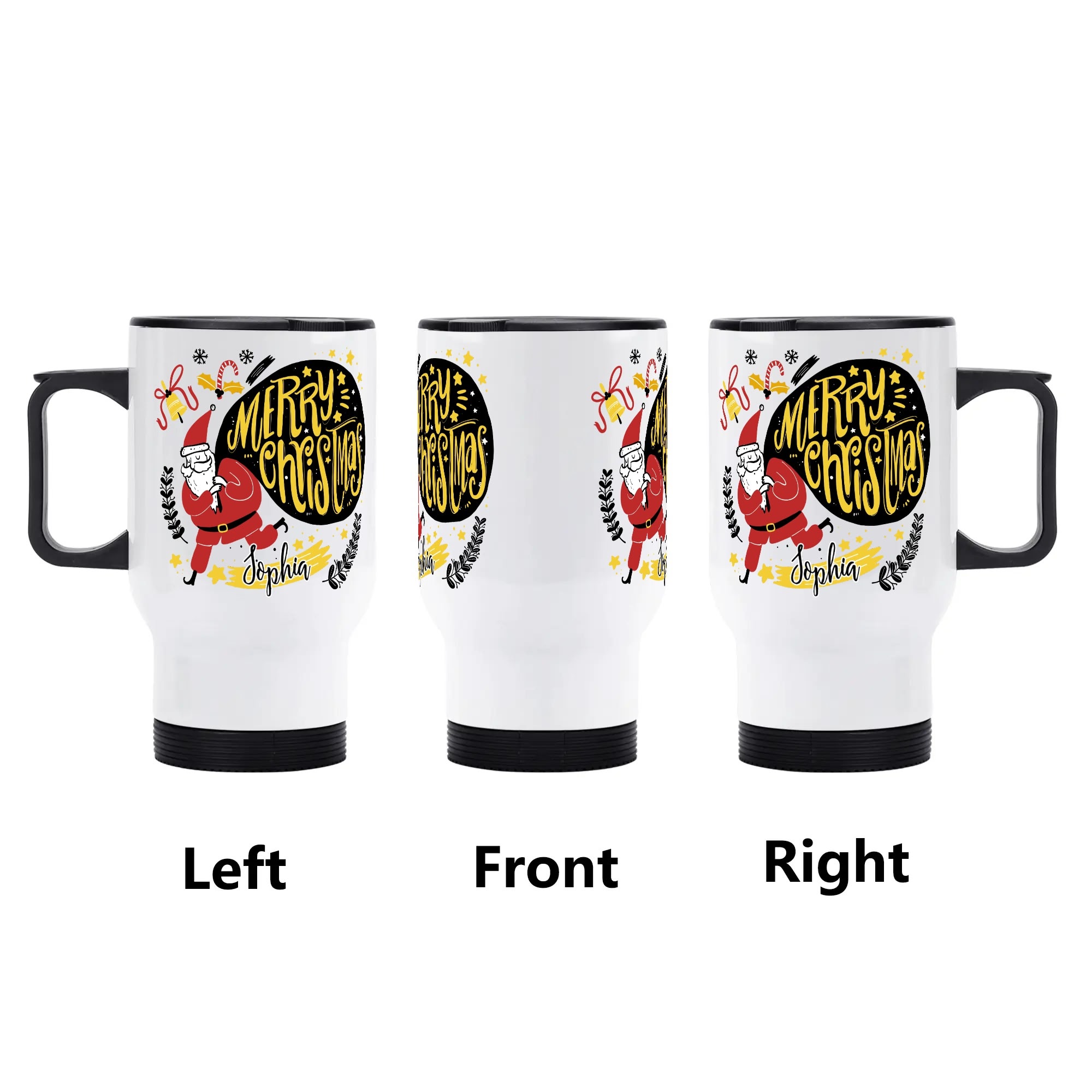 Stainless Steel Travel Coffee Mug (14 oz) - Image 9