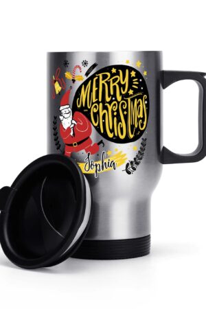 Stainless Steel Travel Coffee Mug (14 oz)
