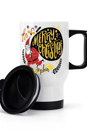 Stainless Steel Travel Coffee Mug (14 oz)