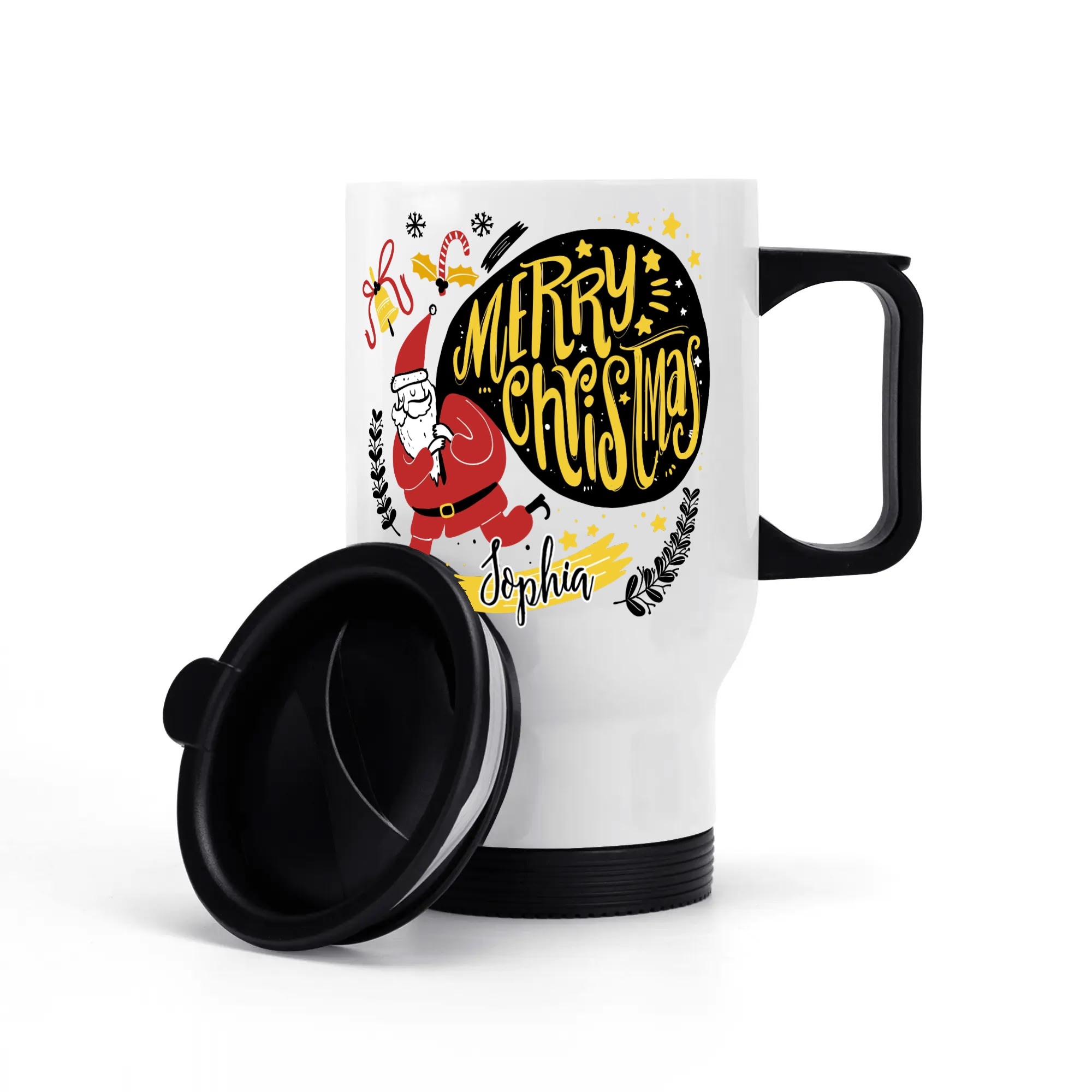 Stainless Steel Travel Coffee Mug (14 oz) - Image 10