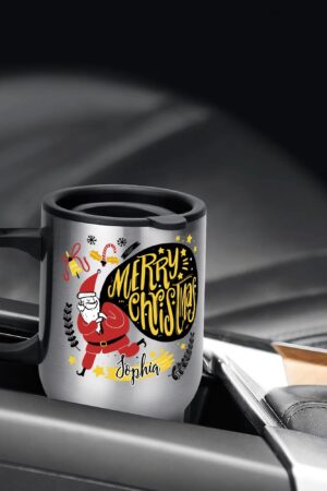 Stainless Steel Travel Coffee Mug (14 oz)