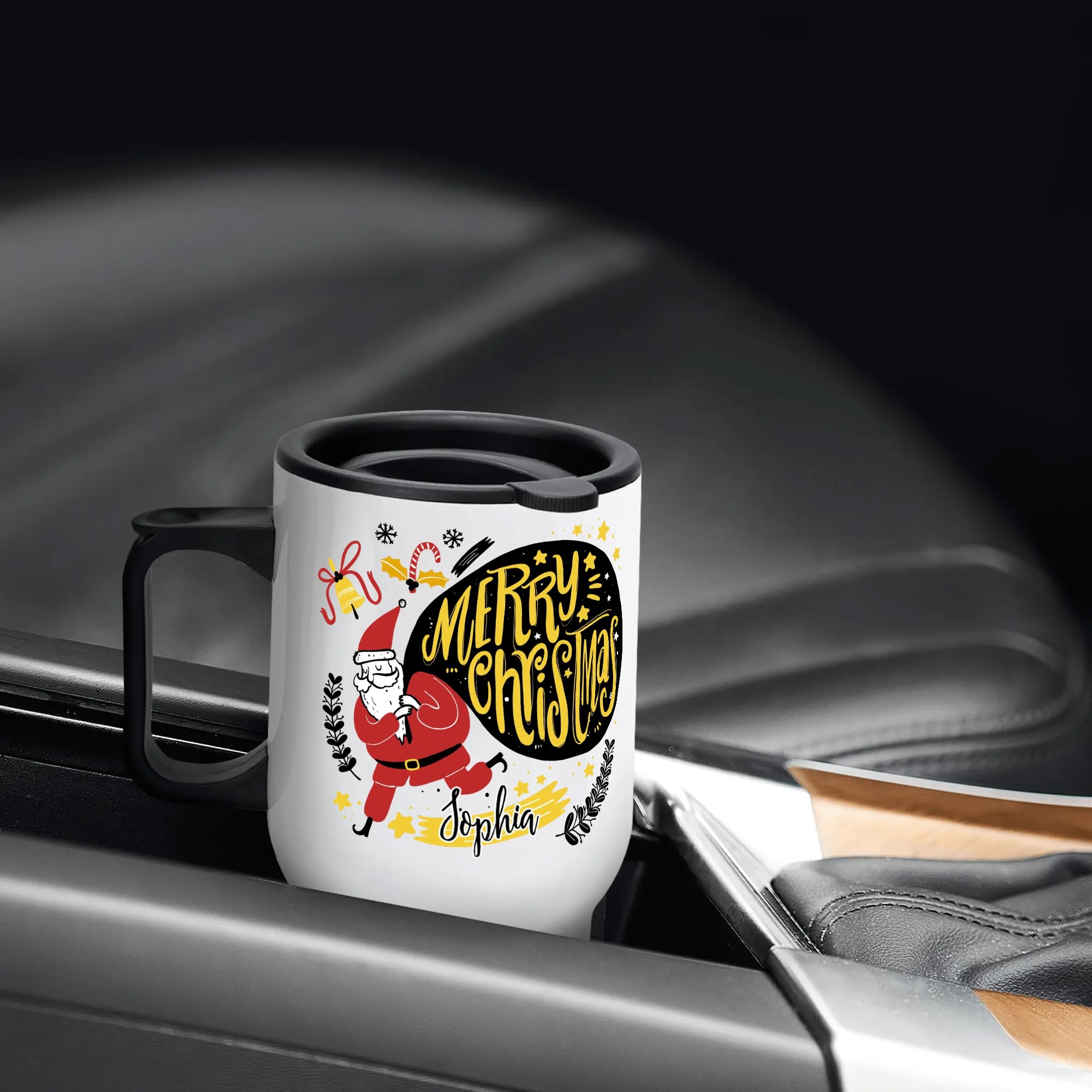 Stainless Steel Travel Coffee Mug (14 oz) - Image 11