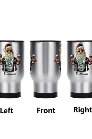 Stainless Steel Travel Coffee Mug (14 oz)