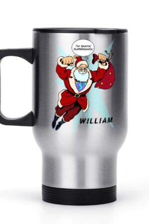 Stainless Steel Travel Coffee Mug (14 oz)