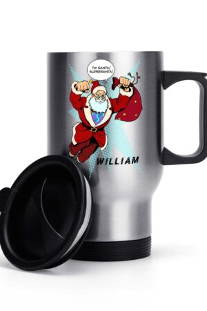 Stainless Steel Travel Coffee Mug (14 oz)